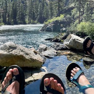 middle fork feet in hot spring