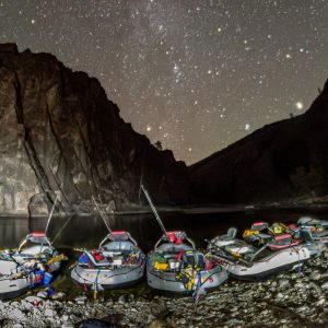 MFS 23 Amazing Stars over fishing boats at cliffside