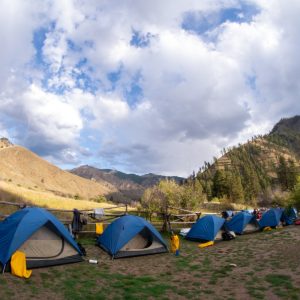 MFS 23 Tents lined up at loon